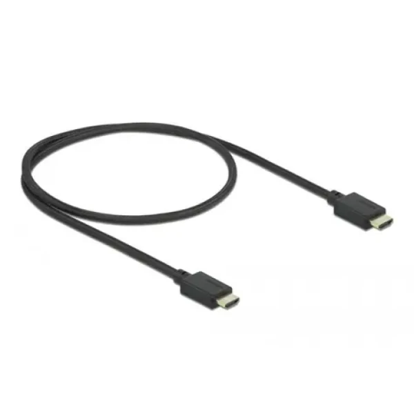 DeLock Vysokorýchlostný kábel HDMI 85386 / Kábel / 48 Gbps / 8K 60Hz / 0,5 m / nylonový oplet (85386)
