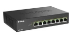 D-Link DMS-108P/E čierna / Switch / 8x 2,5 G / PoE + / rozpočet 230 W (DMS-108P/E)