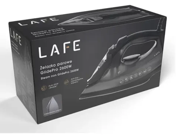 Lafe GlidePro / Naparovacia žehlička / 2600 W / keramická žehliaca plocha / nádržka 600 ml / parný ráz 80 g (LAFZEL47582)