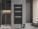 MEXEN/S - Hades radiátor + vykurovacia tyč 1500 x 600 mm, 900 W, čierna W104-1500-600-2900-70