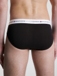 Pánske slipy 5-PACK ESSENTIAL LOGO WAISTBAND BRIEFS UM0UM029050SJ čierna Tommy Hilfiger