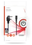 Nedis napájací kábel UK Type G - IEC-320-C7 čierna / Napájací kábel / 5 m / 250 V / 3 A (PCGP11140BK50)