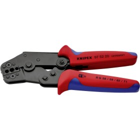 Knipex KNIPEX 97 52 20 krimpovacie kliešte koaxiálne konektory BNC, TNC, RG58, RG59, RG62, RG71, RG223; 97 52 20