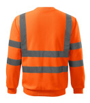 HV Essential unisex fluorescenčná oranžová mikina L