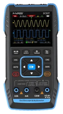 FNIRSI 2C53T / Osciloskop 3 v 1 / 2× 50 MHz / 250 MSa/s / multimeter / generátor signálu (2C53T)