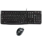 Logitech Desktop MK120 Česká verzia / Klávesnica a myš / CZ verzia / USB / Čierna (920-002536)