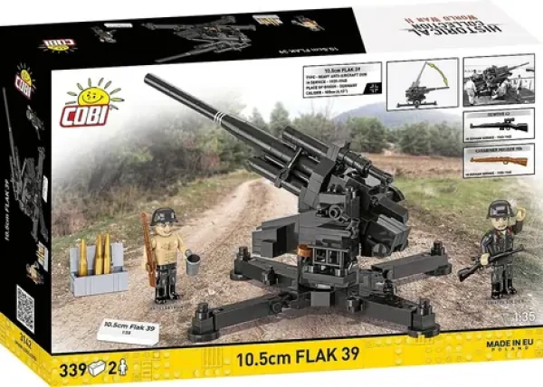 Cobi 3142 Protilietadlové delo 10,5 cm Flak 39