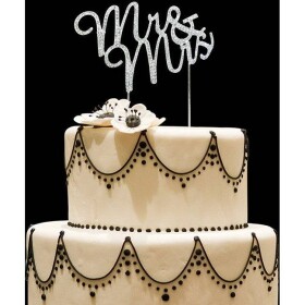Zápich do torty Mr and Mrs - Cakesicq - Cakesicq