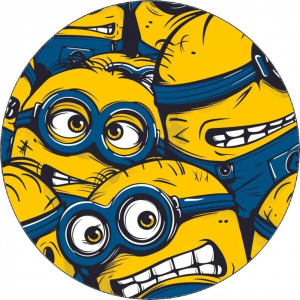 Jedlý papír smajlík Mimoni 19,5 cm - Pictu Hap - Pictu Hap