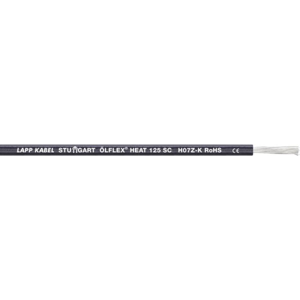LAPP 1237003 opletenie / lanko, ÖLFLEX® HEAT 125 SC, 1 x 4 mm², hnedá, 100 m; 1237003