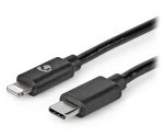 Nedis čierna / Dátový kábel USB-C - Lightning 8pin / USB 2.0 / 2 m (CCGP39650BK20)