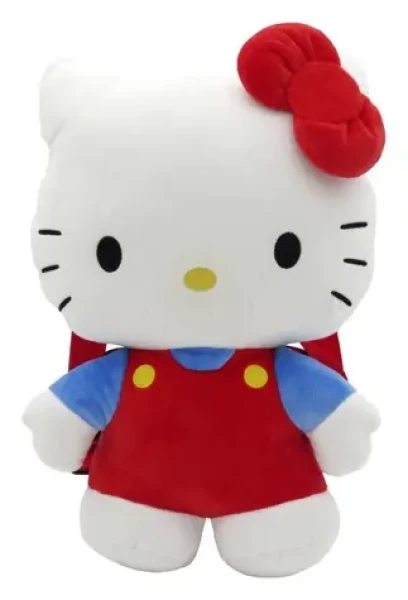 CYP Brand Hello Kitty plyšový batôžtek / Batoh / Nastaviteľné popruhy / 25x35x14 cm (MC37-103HKEPM)