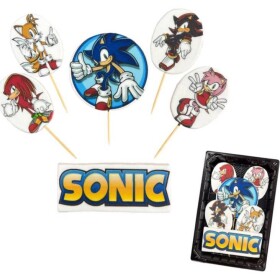 Cukrová figurína – zápich ježko Sonic - I LOVE CAKES