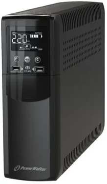 PowerWalker VI 1000 CSW IEC / Záložný zdroj UPS / 1000 VA / 600 W / 8x IEC C13 / LCD / USB (10121122)