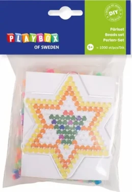 PLAYBOX Zažehľovacie korálky Malá sada Hviezda