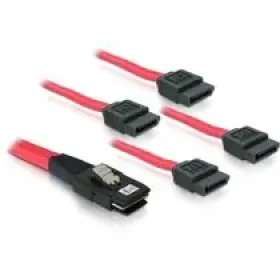 DeLock kábel SAS mini 36-pin / 4X SATA 100 cm (83074)