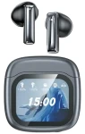 AWEI TP100 čierna / Bezdrôtové slúchadlá s mikrofónom / TWS / ENC / Bluetooth 5.4 / dobíjacie púzdro s displejom (TP100 ENC)