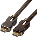 Roline HDMI prepojovací kábel Zástrčka HDMI-A, Zástrčka HDMI-A 1.50 m čierna 11.04.5688 4K UHD, dvojžilový tienený HDMI kábel; 11.04.5688