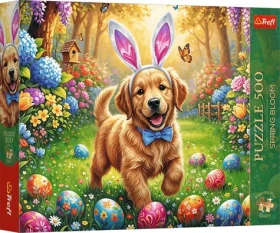 Trefl Puzzle Premium PLUS Spring Bloom: Veľkonočný pes
