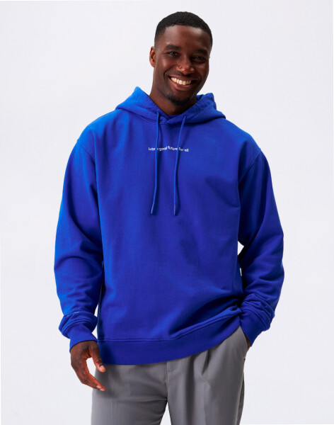 Pinqponq Hoodie Unisex Future Blue XS