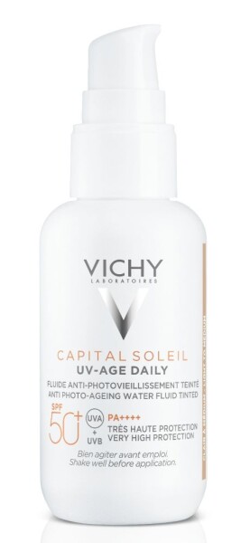 VICHY Capital soleil UV-age daily tónovaný fluid SPF50+ 40 ml