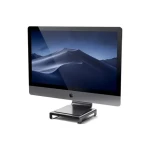 Satechi USB-C Stand Hub pre Apple iMac sivá / USB-C / 3x USB-A / microSD / SD / 3.5mm jack (ST-AMSHM)