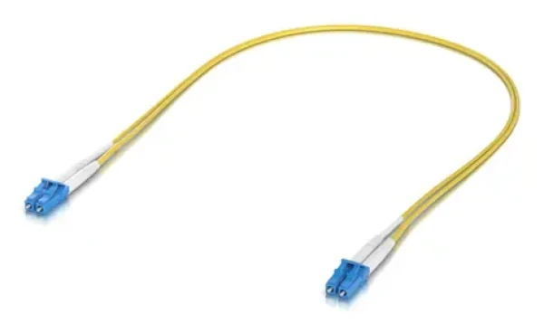 Ubiquiti UACC-OFC-S2-LULU-0.5M-50 žltá / Optický patch kábel / LC-LC / OS2 Singlemode / 0,5 m / 50 ks (UACC-OFC-S2-LULU-0.5M-50)
