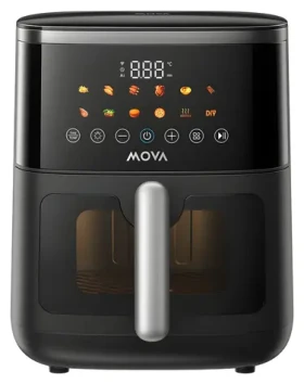 MOVA FD10 Pro Max čierna / Teplovzdušná fritéza / 2000W / 6 l / 12 programov / Wi-Fi (FD10 Pro Max BL)