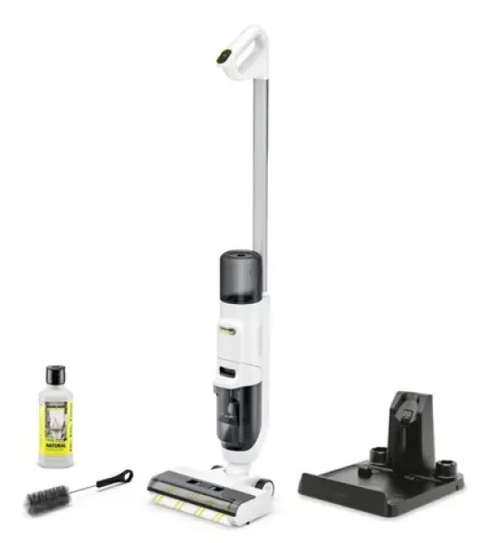 Kärcher FCV 3 Extra+ biela / Aku tyčový vysávač / 3v1 / mokré aj suché čistenie / 160 W / 21,6 V (1.056-126.0)