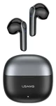 USAMS BHUXH01 čierna / TWS bezdrôtové slúchadlá / Bluetooth 5.1 / ANC / dual mikrofón / bezdrôtové nabíjanie (BHUXH01)