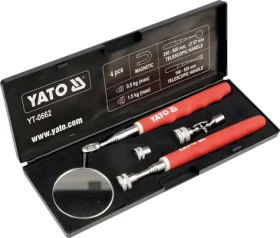 YATO Inšpekčná súprava zrkadlo a magnet / Inšpekčná súprava / 5 ks / rukoväť 160-930 mm / magnetické pätky 13-20 mm (YT-0662)