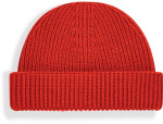 Beechfield B 383R Pletená čiapka „Harbour“ 53.383R ohnivo červená fire red onesize