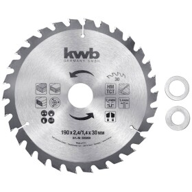 Kwb 586959 pílový kotúč 190 x 30, 20, 16 mm, mm, mm 1 ks; 586959