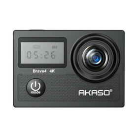 Akaso Brave 4 šedá / Športová kamera / 4K@24FPS / 2.0" displej / WiFi / microSD (SYA0004-BK1)