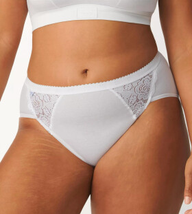Dámske nohavičky Chic Midi - WHITE - biele 0003 - SLOGGI WHITE 46