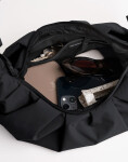 Got Bag Pleat Moon Bag Small Monochrome black