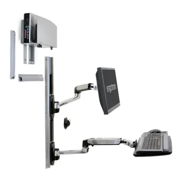ERGOTRON LX Wall Mount System / Držiak na LCD, klávesnicu a počítač (45-247-026)