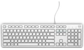 DELL KB216 QuietKey (580-ADEG) biela / Multimediálna klávesnica / US Medzinárodná / QWERTY / USB (580-ADEG)