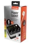 Colorway Predlžovací prívod / Predlžovací kábel / 3x Schuko / 6x USB 5V / 1,8 m (CW-CHE36B)