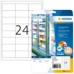 Herma Mraziace etikety biele 66x33,8 mm / Etikety / Papier / 600 ks / A4 (4389)