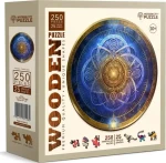 Wooden City Drevené puzzle Modrý zverokruh 250 dielikov