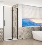 GELCO TRINITY BLACK dvere do niky pravé, 1000 číre sklo, GT1210CR-B GT1210CR-B