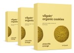 Vilgain Cookies BIO – 3× chlorella a pomeranč 135 g (4 x 2 sušienky)