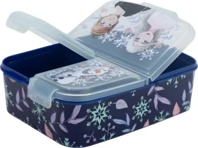 STOR Multi Box na desiatu Ľadové kráľovstvo / Box na desiatu / 3 priehradky / Bez BPA (81020)