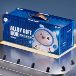 Mamido Mamido Sada 20 kovových autíčok v kontajneri, garáž v tvare boxu MT1457