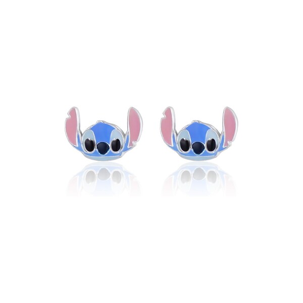 Disney Slušivé strieborné náušnice Stitch Mini ES00101SL.CS