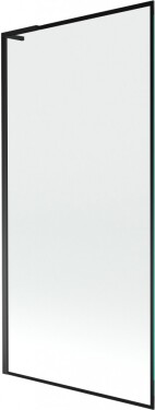 MEXEN/S - Next L vaňová zástena FIX 90 x 150, čierna vzor, čierna 895-090-000-03-70-70