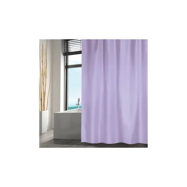 MSV sprchový záves fialový / 180 x 200 cm / polyester (3700703912125)