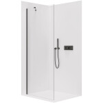 CERANO - Sprchová zástena Walk-in Onyx YL/P - 8 mm - čierna matná, transparentné sklo - 100x200 CER-8050BD1164