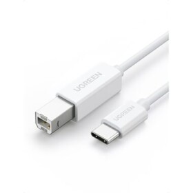 Ugreen Kábel USB-C (M) - USB-B (M) 1.5m biela (6957303844173)